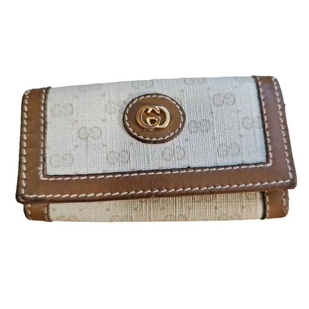 2 Vintage Gucci Keychain Mini Pouch Wallets in Good Condition - Picture 2 of 12
